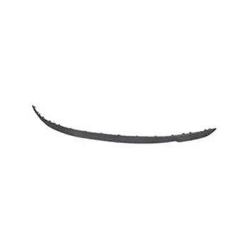 Decorative curved dark stroke resembling a gentle arc in black paint/ink, purely decorative element.